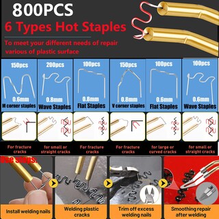 Foto 4 | Foto 4 | Soldadora De Plástico Vctselity 220 W 2 En 1 Con 1000 Grapas Calientes - Venta Internacional.