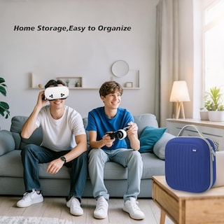 Foto 6 | Foto 6 | Funda Rígida Compatible Con Krypthos Para Meta Quest 3s/quest 3/quest 2/vision Pro Blue - Venta Internacional.
