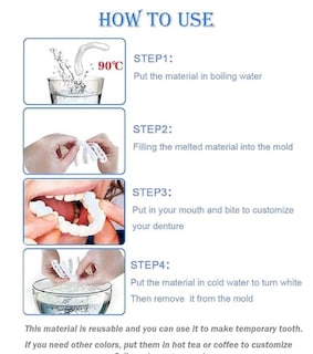 Foto 4 | Foto 4 | Dos Pares De Dentaduras Ajustables Para Hombres Y Mujeres - Venta Internacional.