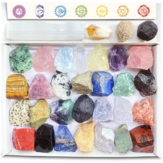 Foto 1 | Foto 1 | Set De 32 Cristales Naturales Cereikei Con Guía Para La Curación - Venta Internacional.