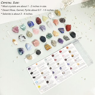 Foto 3 | Foto 3 | Set De 32 Cristales Naturales Cereikei Con Guía Para La Curación - Venta Internacional.