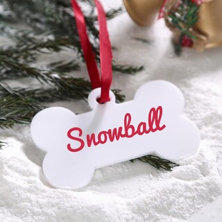 Foto 4 | Foto 4 | Ornament Uniqooo Hueso De Perro Acrílico Blanco 3.5 Pulgadas Paquete De 20 - Venta Internacional.