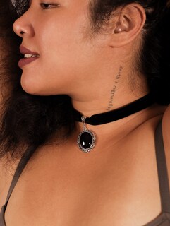 Foto 4 | Foto 4 | Collar Sacina Gargantilla Gótica Vintage Victoriana De Terciopelo Negro - Venta Internacional.