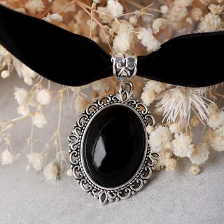 Foto 7 | Foto 7 | Collar Sacina Gargantilla Gótica Vintage Victoriana De Terciopelo Negro - Venta Internacional.