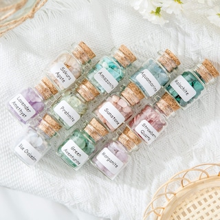 Foto 2 | Foto 2 | Set De Botellas De Piedras Preciosas Lezoroqota Con 11 Cristales Curativos - Venta Internacional.