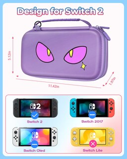 Foto 2 | Foto 2 | Funda De Transporte Gurgitat Para Nintendo Switch 2 Purple 2025 - Venta Internacional.