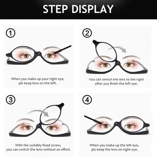 Foto 3 | Foto 3 | Gafas De Lectura De Maquillaje Evanlcap Para Mujer 2 50 Unidades (paquete De 2) - Venta Internacional.