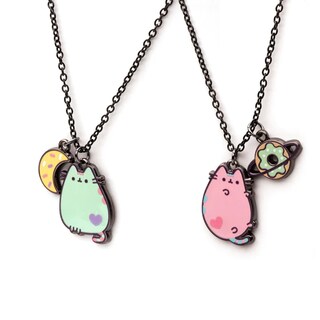 Foto 4 | Foto 4 | Set De Collares Salesone Pusheen Space Exclusive De Acero Inoxidable - Venta Internacional.