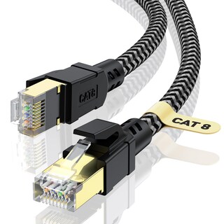Foto 1 | Foto 1 | Cable Ethernet Cabneer Cat 8 De 15 Pies 40 Gbps 2000 Mhz Blindado - Venta Internacional.