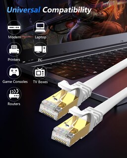 Foto 7 | Foto 7 | Cable Ethernet Busohe Cat 8 10 Pies 2 Unidades 40 Gbps 2000 Mhz Rj45 - Venta Internacional.