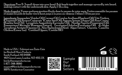 Foto 6 | Foto 6 | Aceite Para Barba Brickell Para Hombre 30 Ml Con Aroma A Aceite De Argán Y Jojoba - Venta Internacional.