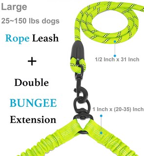 Foto 2 | Foto 2 | Correa Doble Para Perros Iyoshop 360 Giratoria No Se Enreda Verde Grande - Venta Internacional.