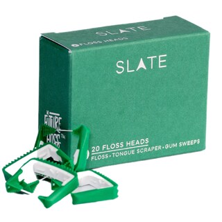 Foto 1 | Foto 1 | Flosser Refills Slate 20 Cabezales De Hilo Dental De Pizarra Verde Reutilizables - Venta Internacional.