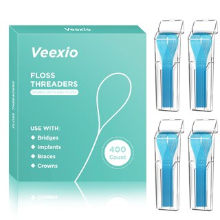 Foto 1 | Foto 1 | Enhebradores De Hilo Dental Veexio 400 Unidades Para Usar Hilo Dental (paquete De 4) - Venta Internacional.