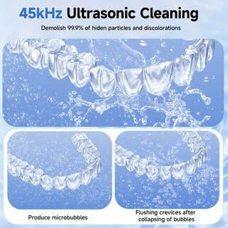 Foto 2 | Foto 2 | Limpiador Ultrasónico De Retención Gopink 200 Ml Con Luz U/v 45 Khz - Venta Internacional.