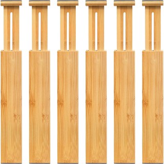 Foto 1 | Foto 1 | Separadores De Cajones Ajustables De Bambú Vaefae  Paquete De 6 - Venta Internacional.