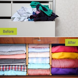 Foto 6 | Foto 6 | Separadores De Cajones Homemaid Living De Bambú Ajustables Paquete De 8 - Venta Internacional.