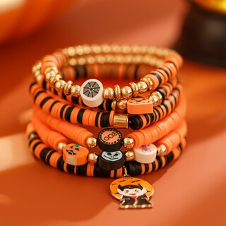 Foto 4 | Foto 4 | Pulsera Colgante De Halloween Con Dibujos Animados De Calabazas Divertida Fiesta - Venta Internacional.