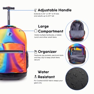 Foto 5 | Foto 5 | Mochila Enrollable J World Girls Sunrise 18 Para La Escuela Y Los Viajes - Venta Internacional.