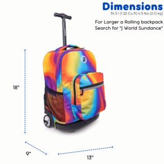 Foto 7 | Foto 7 | Mochila Enrollable J World Girls Sunrise 18 Para La Escuela Y Los Viajes - Venta Internacional.