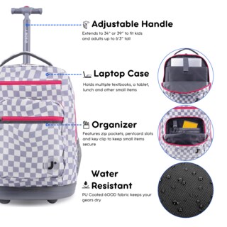 Foto 5 | Foto 5 | Mochila Enrollable J World Sundance 20 Con Funda Para Portátil - Venta Internacional.