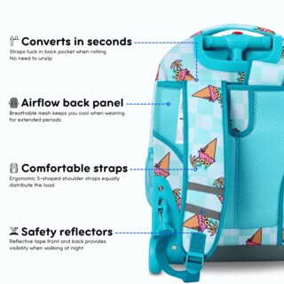 Foto 6 | Foto 6 | Mochila Con Ruedas J World Sunrise Para 18 Niños Y Niñas Para Viajes Escolares - Venta Internacional.