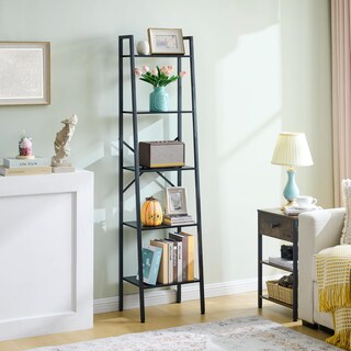 Foto 7 | Foto 7 | Estantería Tipo Escalera Hoctieon Con Estructura Metálica Industrial De 5 Niveles - Venta Internacional.