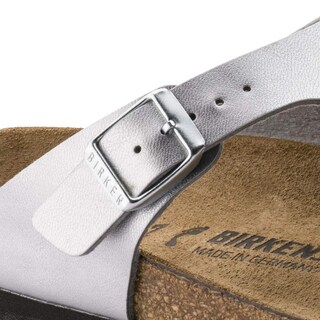 Foto 7 | Foto 7 | Chancletas Birkenstock Birkenstock Para Mujer Color Plateado Metalizado Modelo Birko Flor 7 - Venta Internacional.