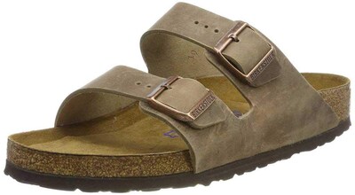 Foto 2 | Foto 2 | Sandalia Birkenstock Arizona Birko-flor Softfootbed Color Marrón 7/7.5 - Venta Internacional.
