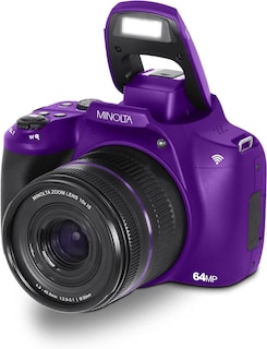 Foto 2 | Foto 2 | Cámara Digital Minolta Mnb10z 64mp 4k 10x Zoom Púrpura - Venta Internacional.