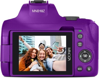 Foto 7 | Foto 7 | Cámara Digital Minolta Mnb10z 64mp 4k 10x Zoom Púrpura - Venta Internacional.