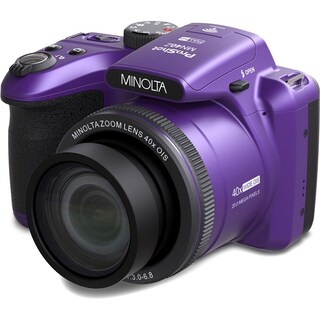 Foto 4 | Foto 4 | Cámara Digital Minolta Mn40z De 20 Mp Con Zoom De 40 Aumentos Wi-fi Color Morado - Venta Internacional.
