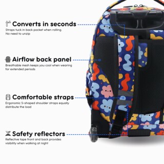 Foto 7 | Foto 7 | Mochila Enrollable J World Lollipop Para 16 Niños Con Bolsa De Almuerzo - Venta Internacional.
