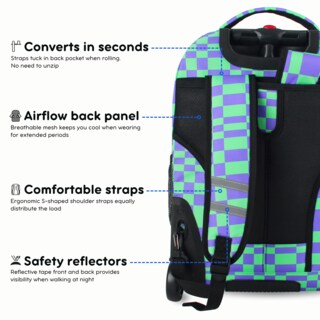 Foto 6 | Foto 6 | Mochila Enrollable J World Sundance 20 Con Funda Para Portátil De 15 6 Pulgadas - Venta Internacional.