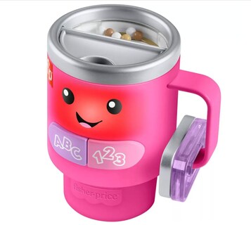 Foto 1 | Foto 1 | Vaso Para Beber Fisher-price Wake Up & Learn Rosa - Venta Internacional.