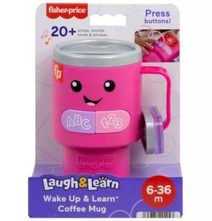 Foto 2 | Foto 2 | Vaso Para Beber Fisher-price Wake Up & Learn Rosa - Venta Internacional.