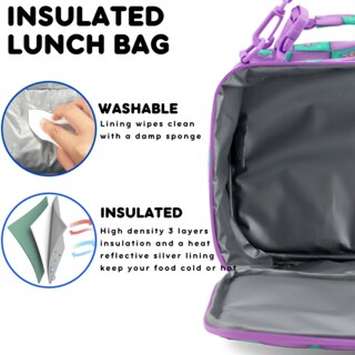 Foto 5 | Foto 5 | Bolsa De Almuerzo J World Cody Para Niños Con Aislamiento Y Correa De Hombro - Venta Internacional.
