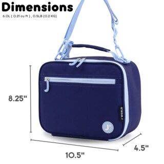 Foto 7 | Foto 7 | Bolsa De Almuerzo J World Cody Para Niños Con Aislamiento Y Correa De Hombro Color Azul - Venta Internacional.