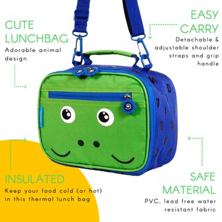 Foto 4 | Foto 4 | Bolsa De Almuerzo Twise Side-kick Con Aislamiento Para Niños Y Niños Pequeños Dino - Venta Internacional.