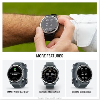 Foto 4 | Foto 4 | Reloj De Golf Garmin Approach S44 Con Gps Amoled De 1 2 Pulgadas Plateado - Venta Internacional.
