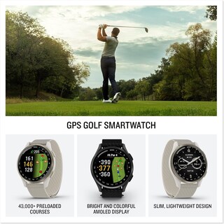 Foto 2 | Foto 2 | Reloj Inteligente Golf Garmin Approach S50 Amoled De 1.2 Pulgadas Color Crema Dorado - Venta Internacional.