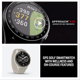 Foto 7 | Foto 7 | Reloj Inteligente Golf Garmin Approach S50 Amoled De 1.2 Pulgadas Color Crema Dorado - Venta Internacional.