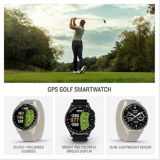 Foto 2 | Foto 2 | Reloj De Golf Garmin Approach S50 Con Pantalla Gps Amoled Color Crema - Venta Internacional.