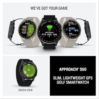 Foto 6 | Foto 6 | Reloj De Golf Garmin Approach S50 Con Pantalla Gps Amoled Color Crema - Venta Internacional.