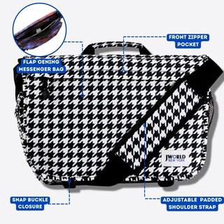 Foto 4 | Foto 4 | Bandolera J World Thomas 16 Con Funda Para Portátil En Forma De Pata De Gallo - Venta Internacional.