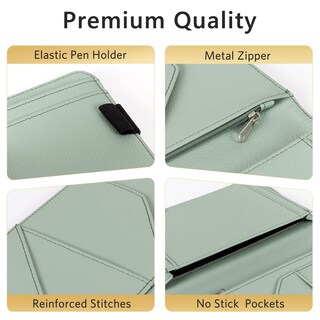 Foto 3 | Foto 3 | Organizador Server Book Cobak Waitress Con Funda Con Cierre Color Verde - Venta Internacional.