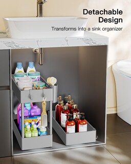 Foto 6 | Foto 6 | Organizadores De Baño Storage Cart Pipishell Slim De 3 Niveles  Color Gris - Venta Internacional.