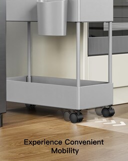 Foto 7 | Foto 7 | Organizadores De Baño Storage Cart Pipishell Slim De 3 Niveles  Color Gris - Venta Internacional.