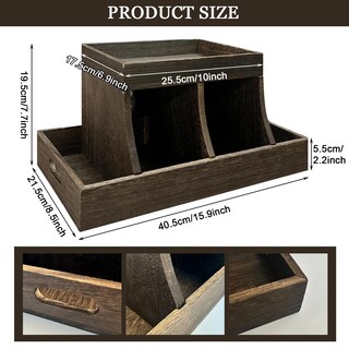 Foto 2 | Foto 2 | Organizador De Pañales Yexexinm Cambiador Duradero De Madera - Venta Internacional.