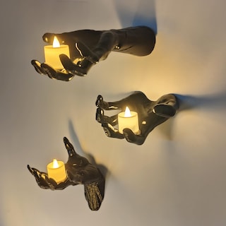 Foto 1 | Foto 1 | Decoraciones De Halloween Dazonge Creepy Hands X3 Para Montar En La Pared - Venta Internacional.